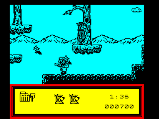 Yogi's Great Escape screenshot 3 for ZX Spectrum